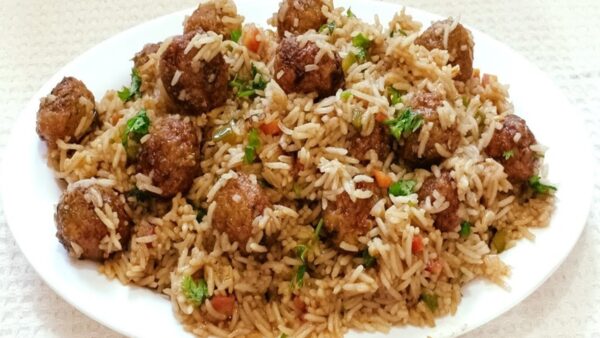 veg manchuria rice ₹60.00